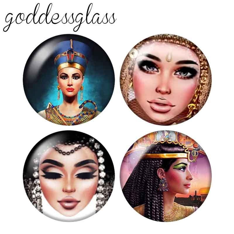 Body Jewelry Flat Back - New Lady Face Cleopatra Woman 10pcs