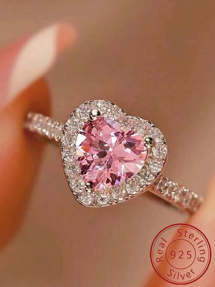 Body Jewelry High Quality - Gorgeous Zircon Romantic Love Heart Ring