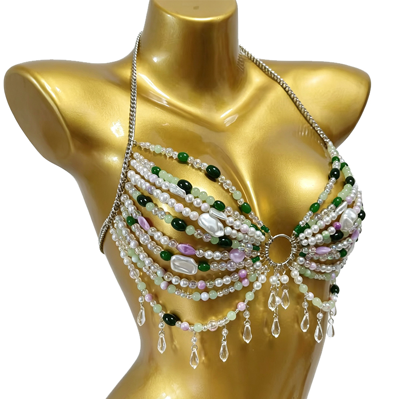 Handmade Music Festival Costum - Body Jewelry Bra recension och pris