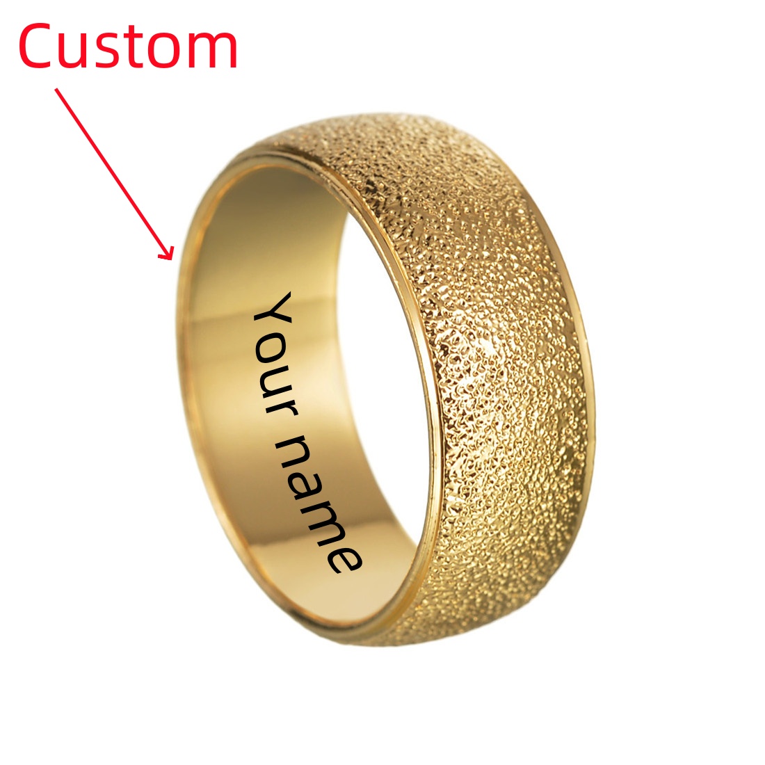 Custom Engrave Fashion Copper  - Body Jewelry High Quality recension och pris