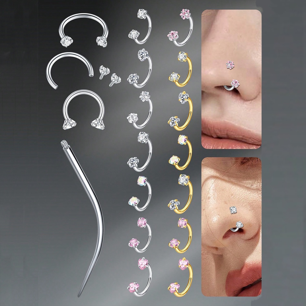 Septum Rings Piercing Stainles - Helix Cartilage Ring recension och pris