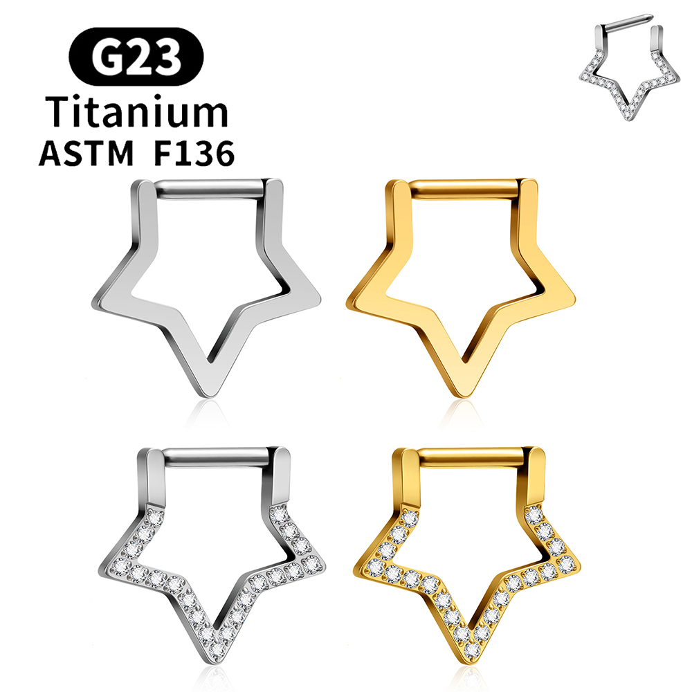 ASTM F136 G23 Titanium Geometr - Helix Cartilage Ring recension och pris