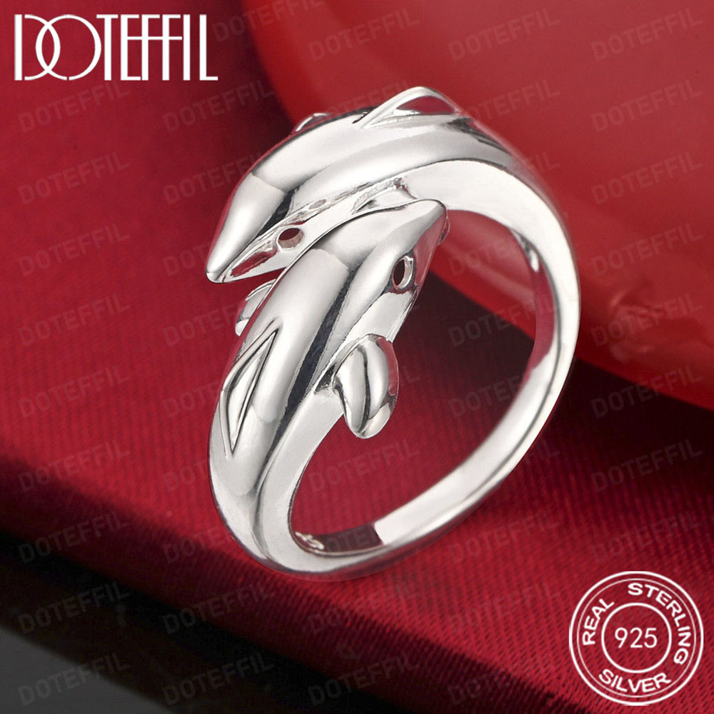 925 Sterling Silver Double Dol - Body Jewelry High Quality recension och pris