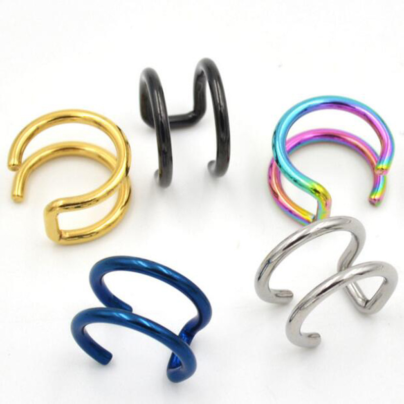 2Pcs 316L Stainless Steel Clip - Helix Cartilage Ring recension och pris