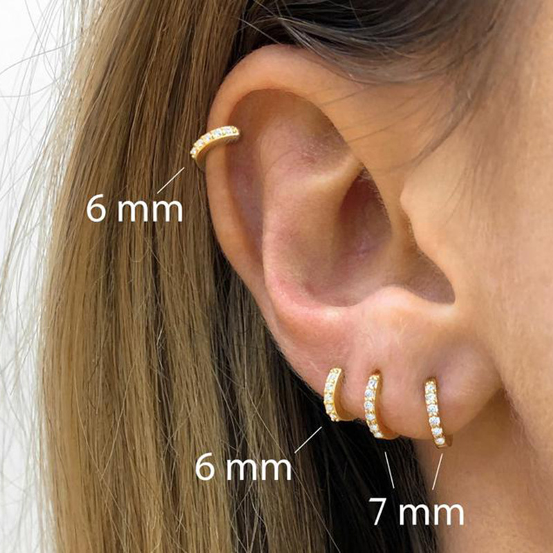 2Pcs Rainbow Little Huggies St - Helix Cartilage Ring recension och pris