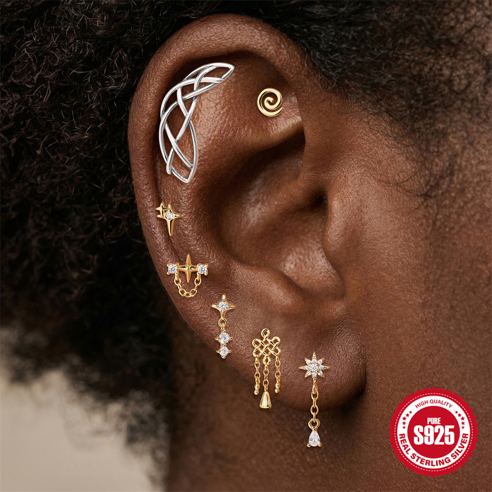 CANNER 925 Sterling Silver Got - Body Jewelry Flat Back recension och pris