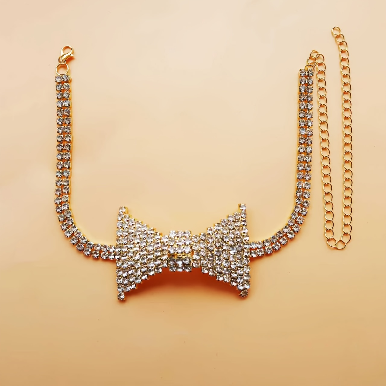 Exquisite Elegant Rhinestone B - Body Jewelry Necklace recension och pris