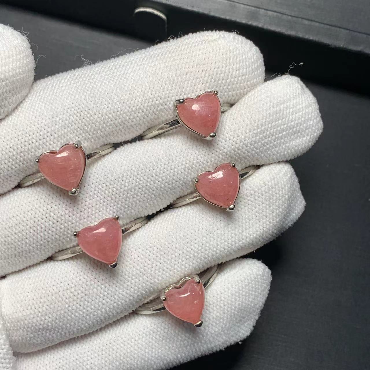 Heart Natural Rhodochrosite Ri - Body Jewelry High Quality recension och pris