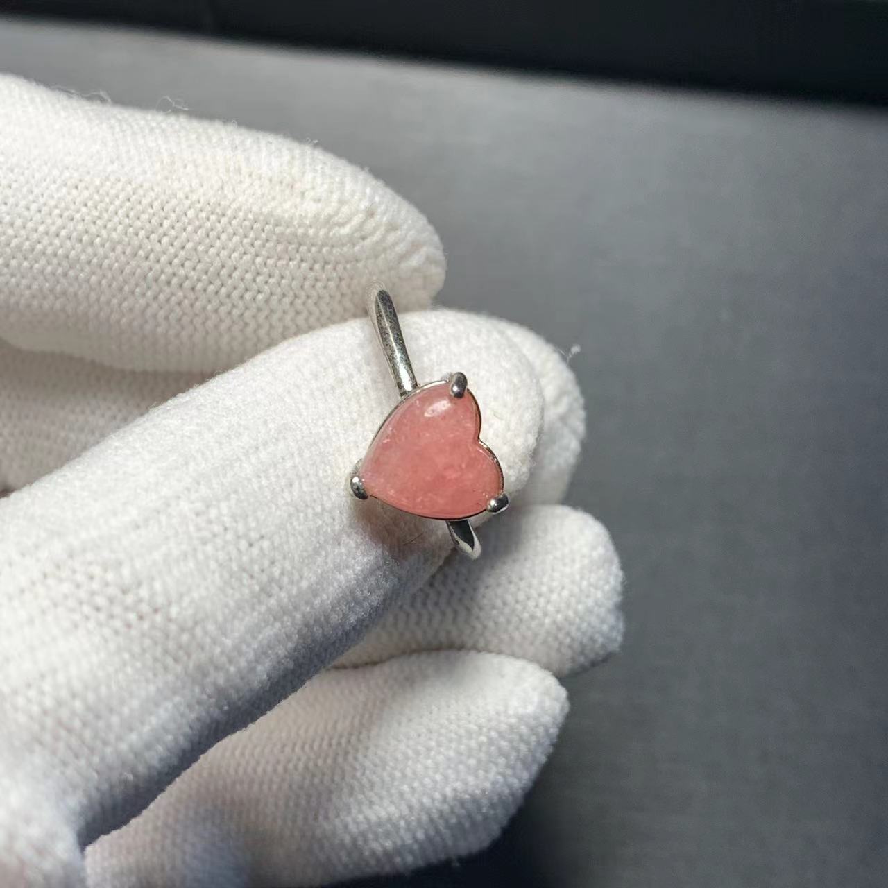 Heart Natural Rhodochrosite Ri - Body Jewelry High Quality recension och pris