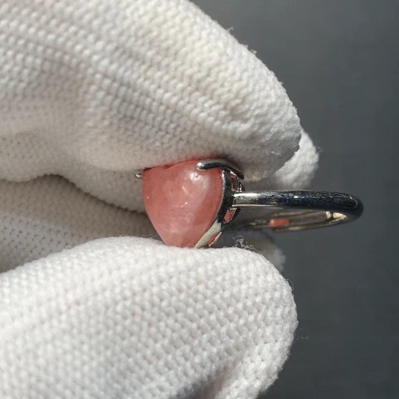 Heart Natural Rhodochrosite Ri - Body Jewelry High Quality recension och pris
