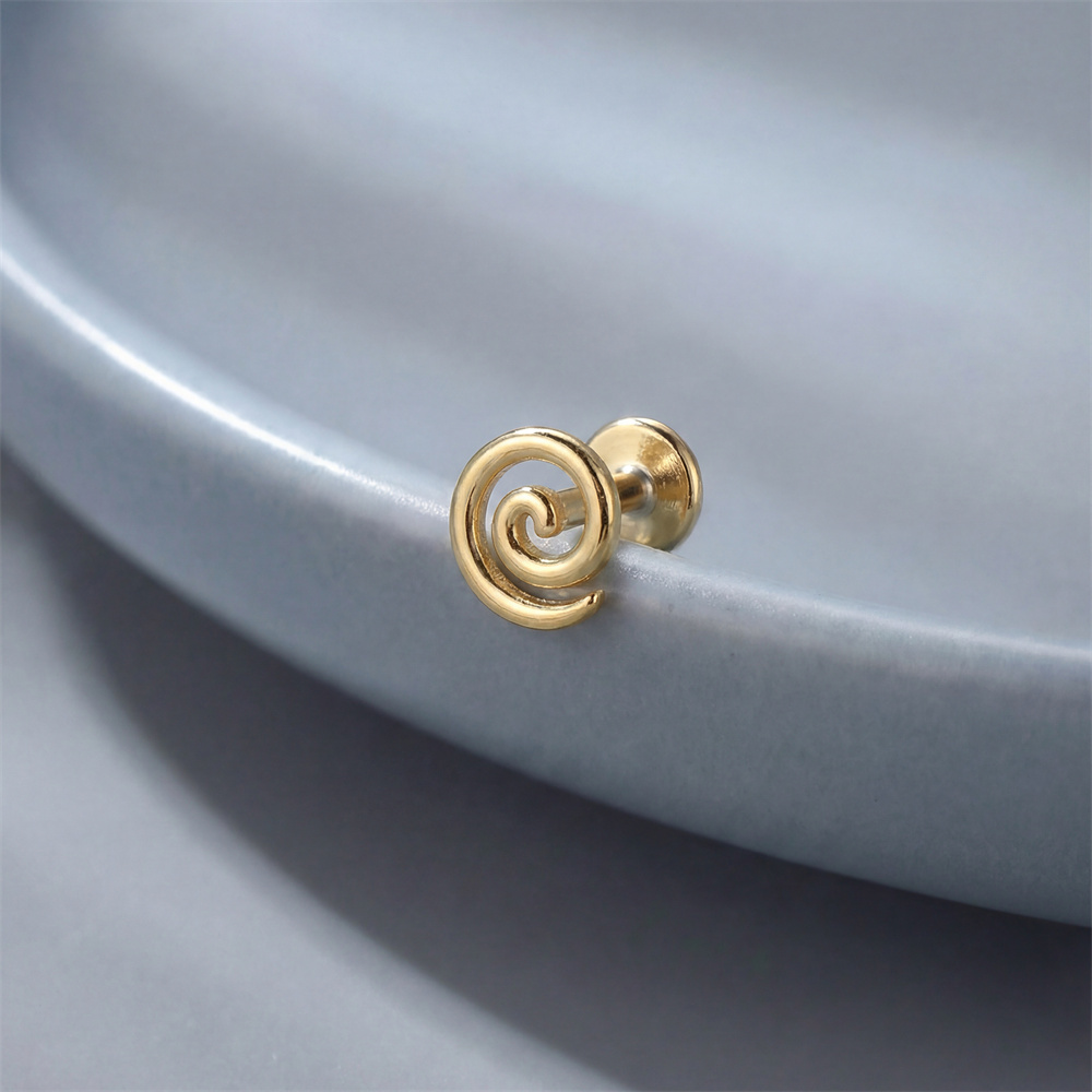 AIDE 925 Sterling Silver 16G S - Body Jewelry Flat Back recension och pris
