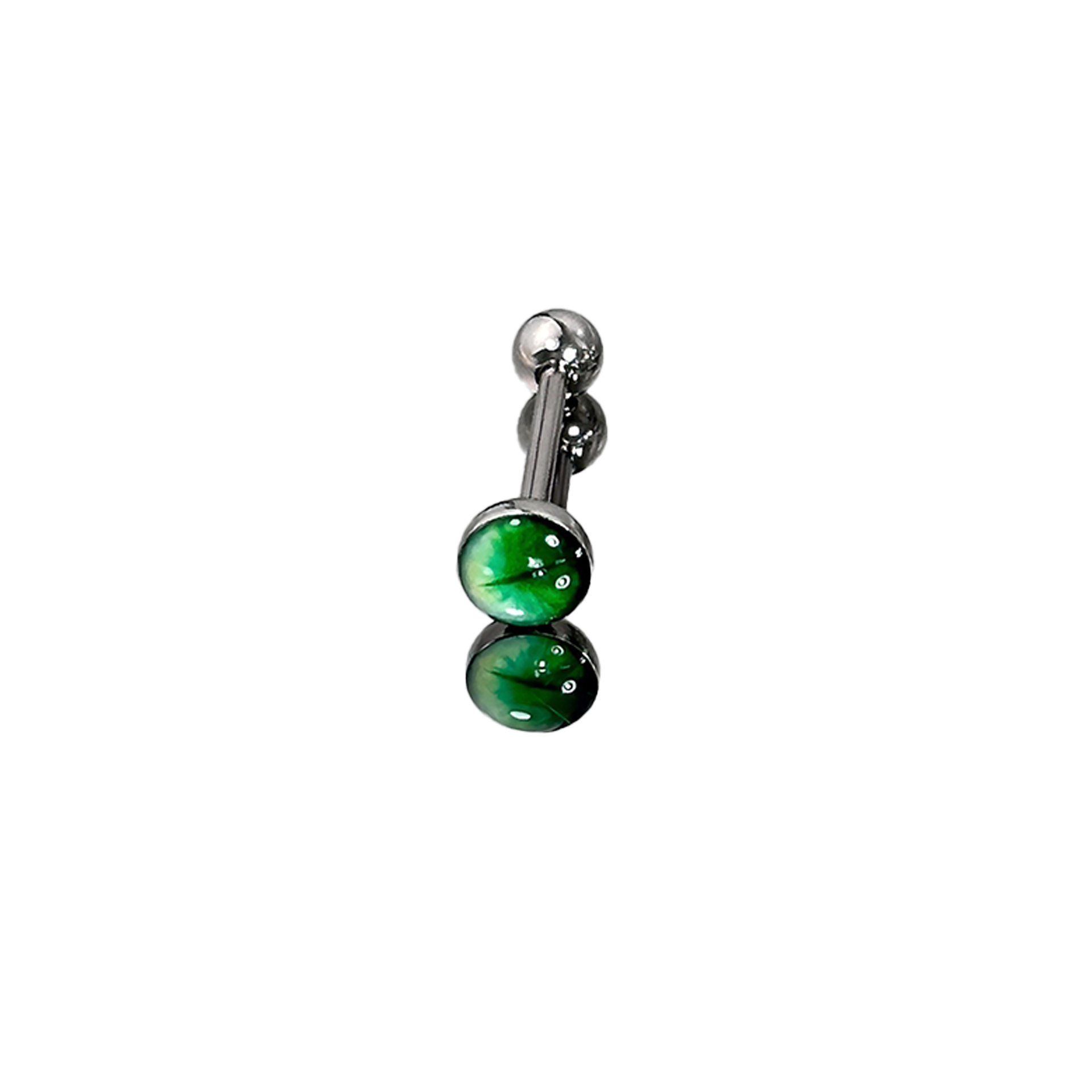 1Pc High-Quality Trendy Green  - Body Jewelry High Quality recension och pris