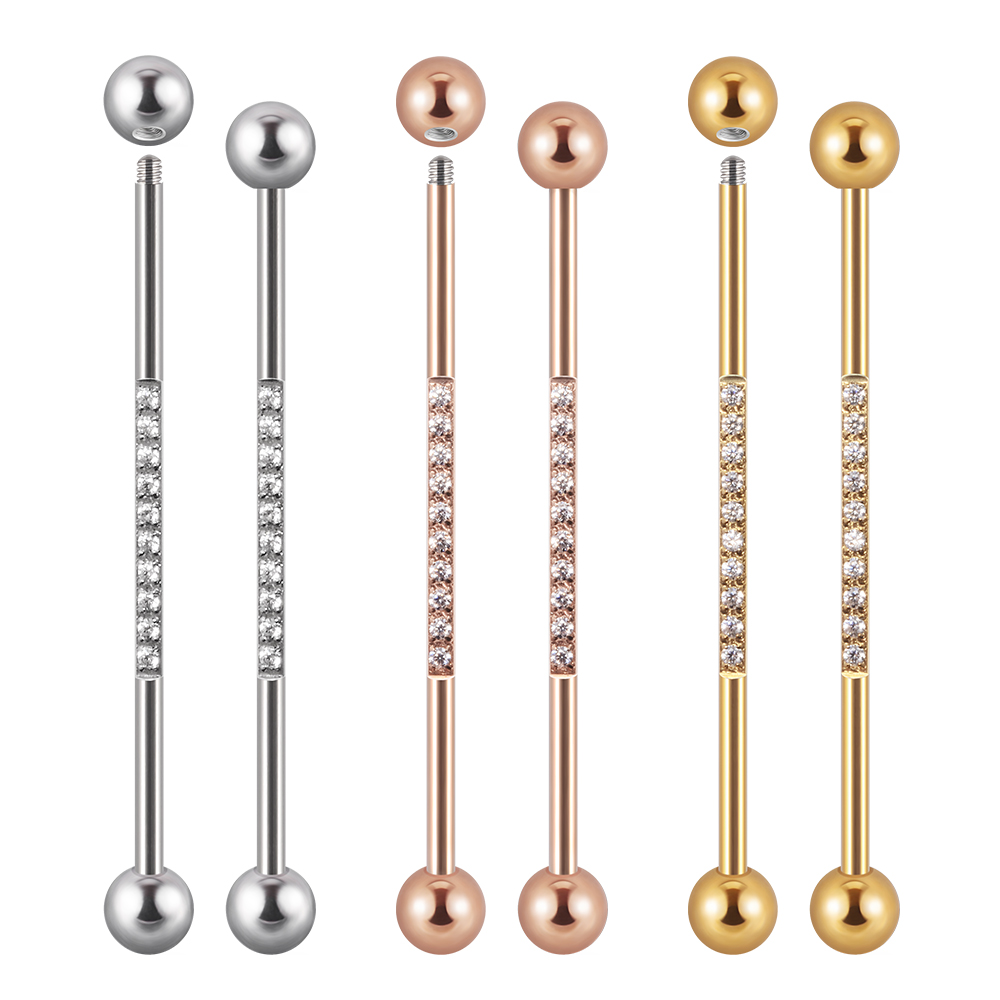 1/3Pcs Stainless Steel Industr - Industrial Barbell Long recension och pris